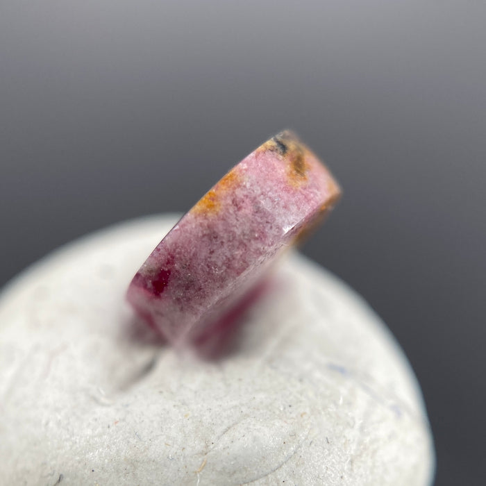 1.48 ct. Ultra-Rare Red Beryl on Rhyolite and Bixbyite Matrix Cabochon