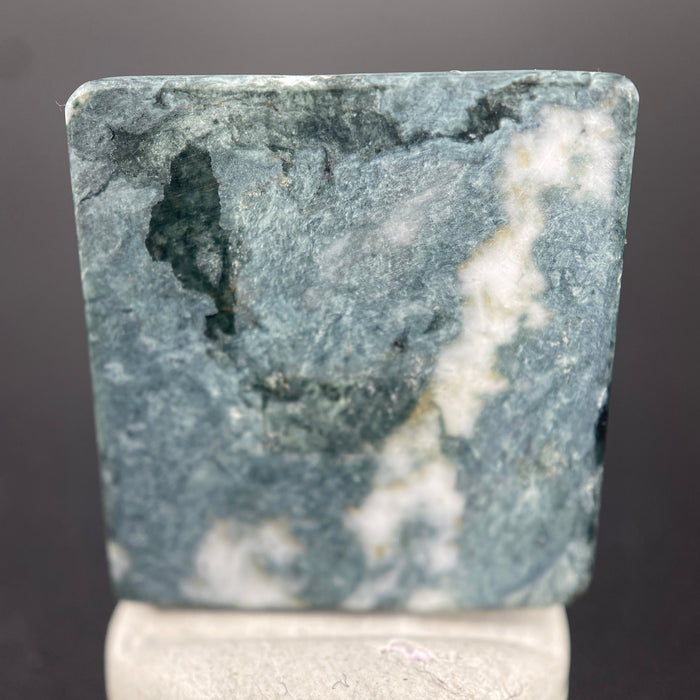 14.03 ct. Rare Benitoite on Natrolite  and Crossite Matrix with Neptunite Cabochon