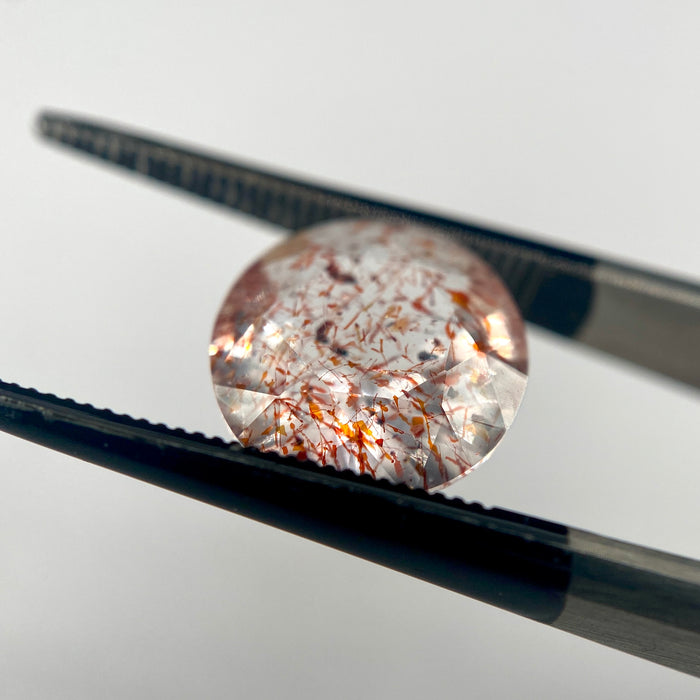 2.94 ct. Super 7 Quartz Round Cut Gemstone