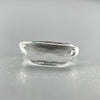 Colorless Brazilian phenakite gemstone, fancy rectangle cut, 1.155 carats, VVS clarity, available at sanctuaryofstones.com