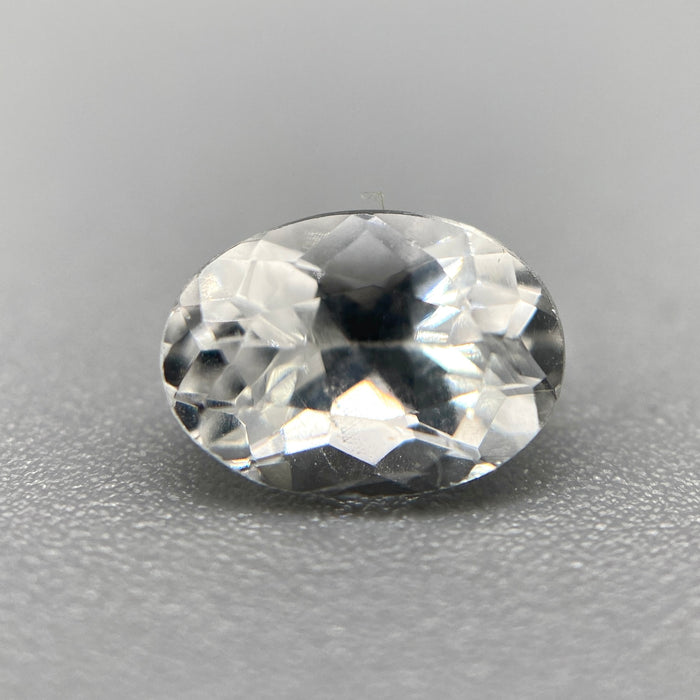 Colorless Brazilian phenakite oval gemstone, 0.88 carats, VVS clarity available at sanctuaryofstones.com