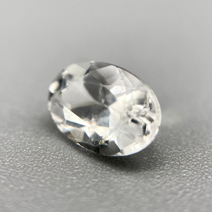 Colorless Brazilian phenakite oval gemstone, 0.88 carats, VVS clarity available at sanctuaryofstones.com