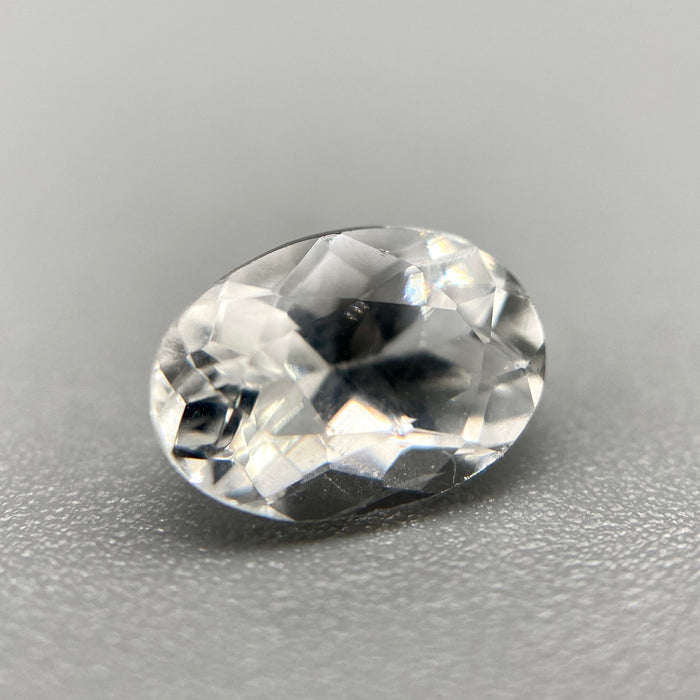 Colorless Brazilian phenakite oval gemstone, 0.88 carats, VVS clarity available at sanctuaryofstones.com
