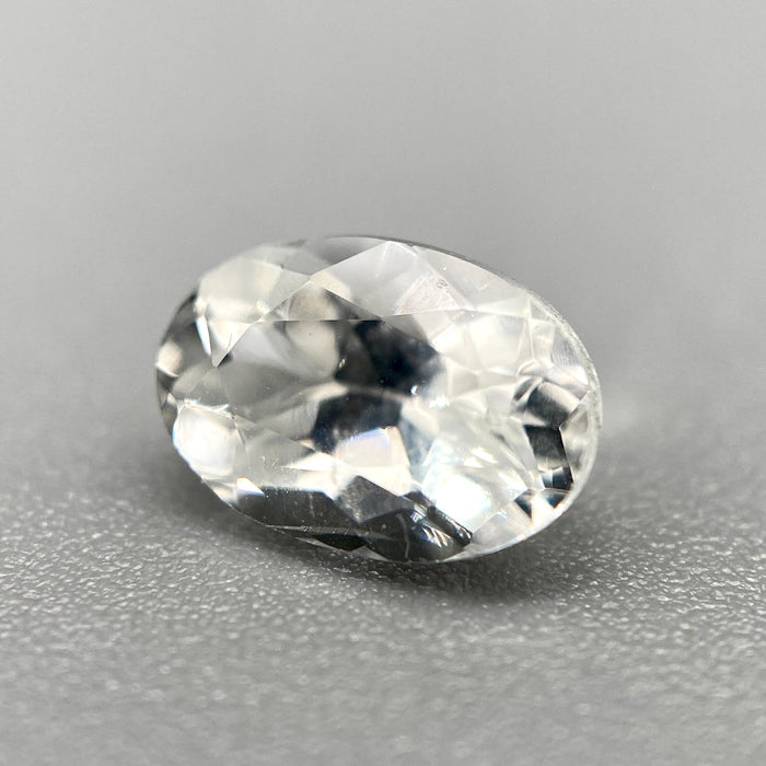 Colorless Brazilian phenakite oval gemstone, 0.88 carats, VVS clarity available at sanctuaryofstones.com
