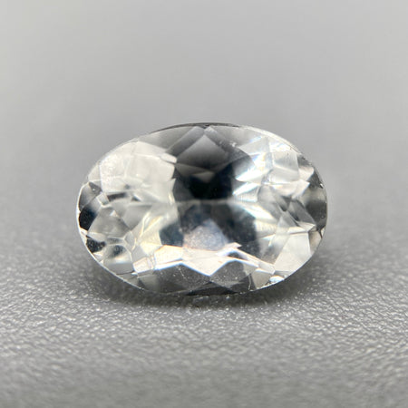 Colorless Brazilian phenakite oval gemstone, 0.88 carats, VVS clarity available at sanctuaryofstones.com