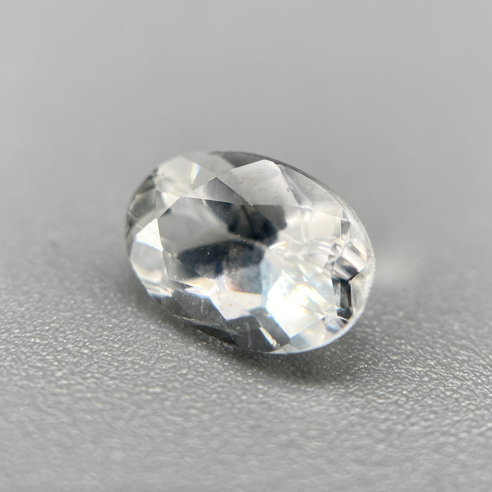 Colorless Brazilian phenakite oval gemstone, 0.88 carats, VVS clarity available at sanctuaryofstones.com