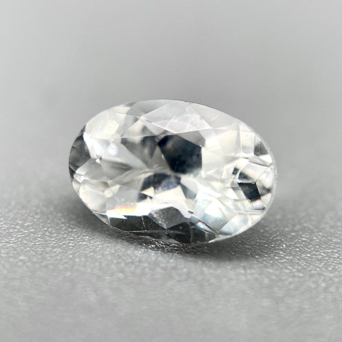 Colorless Brazilian phenakite oval gemstone, 0.88 carats, VVS clarity available at sanctuaryofstones.com