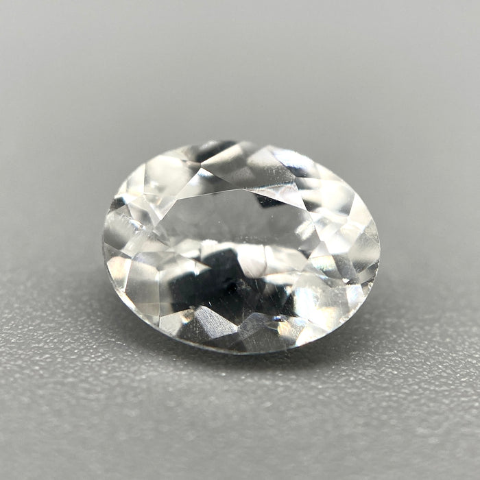 Colorless Brazilian phenakite gemstone, oval cut, 1.04 carats available at sanctuaryofstones.com