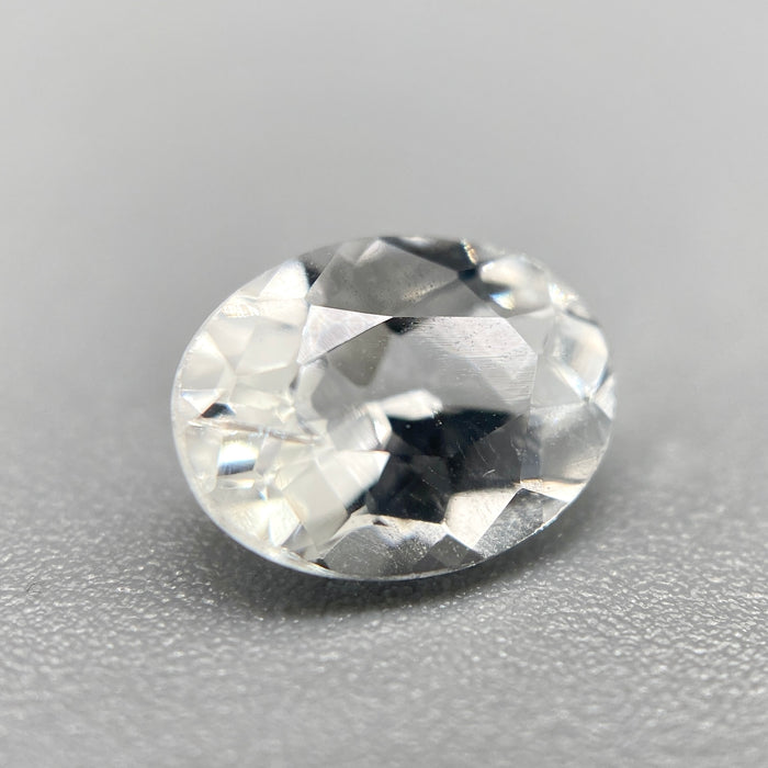 Colorless Brazilian phenakite gemstone, oval cut, 1.04 carats available at sanctuaryofstones.com