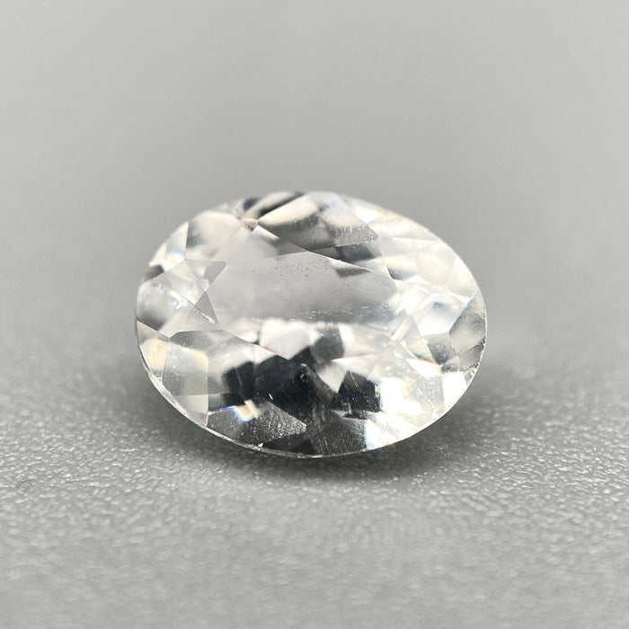 Colorless Brazilian phenakite gemstone, oval cut, 1.04 carats available at sanctuaryofstones.com