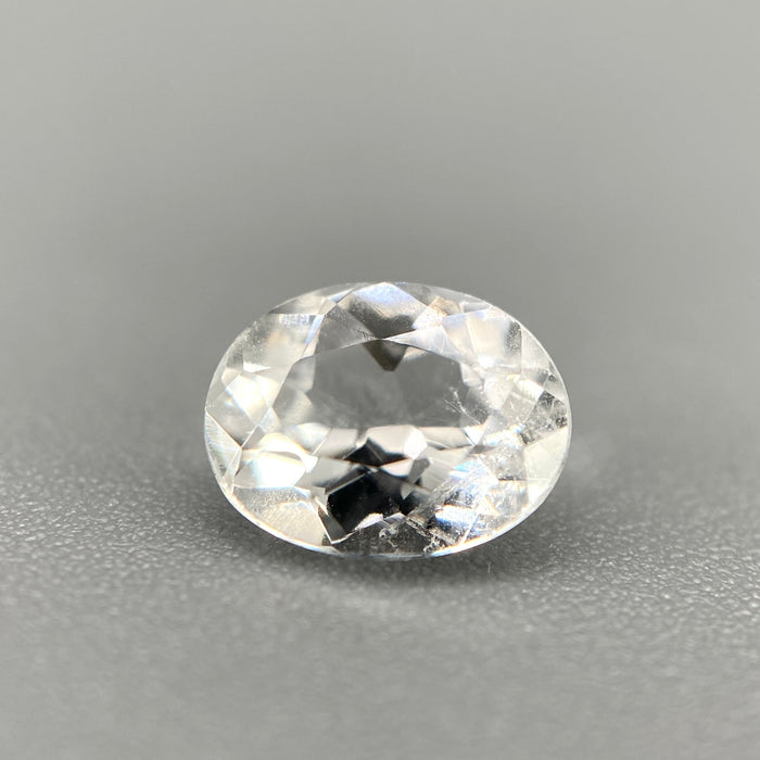 colorless Brazilian phenakite oval cut gemstone, 0.735 carats available at sanctuaryofstones.com