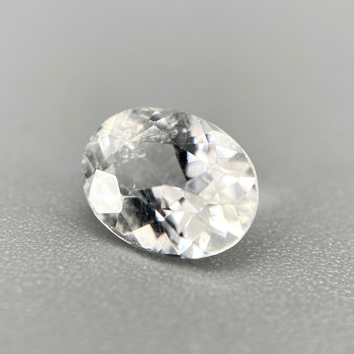 colorless Brazilian phenakite oval cut gemstone, 0.735 carats available at sanctuaryofstones.com