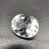 rare brazilian phenakite gemstone faceted oval shape on black background. available at sanctuaryofstones.com