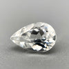 Colorless Brazilian phenakite pear cut gemstone, 0.955 carats, VVS clarity available at sanctuaryofstones.com