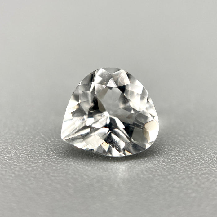 Brazilian colorless phenakite pear cut gemstone, 0.935 carats, authentic phenakite available at sanctuaryofstones.com