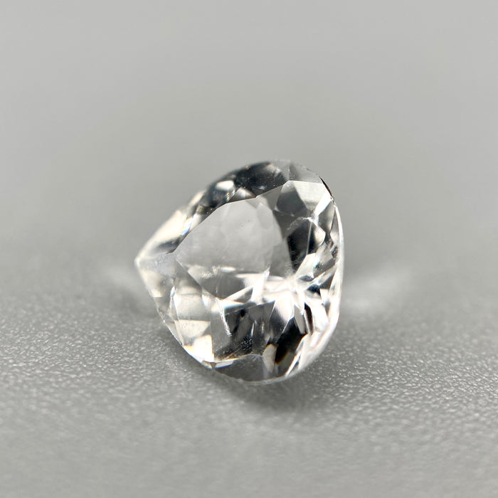 Brazilian colorless phenakite pear cut gemstone, 0.935 carats, authentic phenakite available at sanctuaryofstones.com