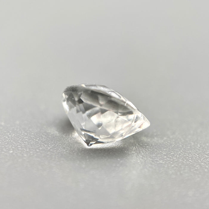 Brazilian colorless phenakite pear cut gemstone, 0.935 carats, authentic phenakite available at sanctuaryofstones.com