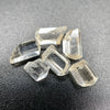 6-piece Burmese phenakite crystal lot on black background | available for sale at sanctuary of stones dot com sanctuaryofstones.com