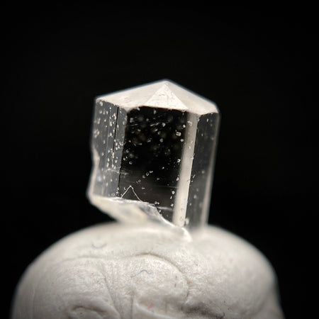 0.48 carat Burmese phenakite drill bit crystal for sale, glass clear, natural termination available at sanctuaryofstones.com photo 2