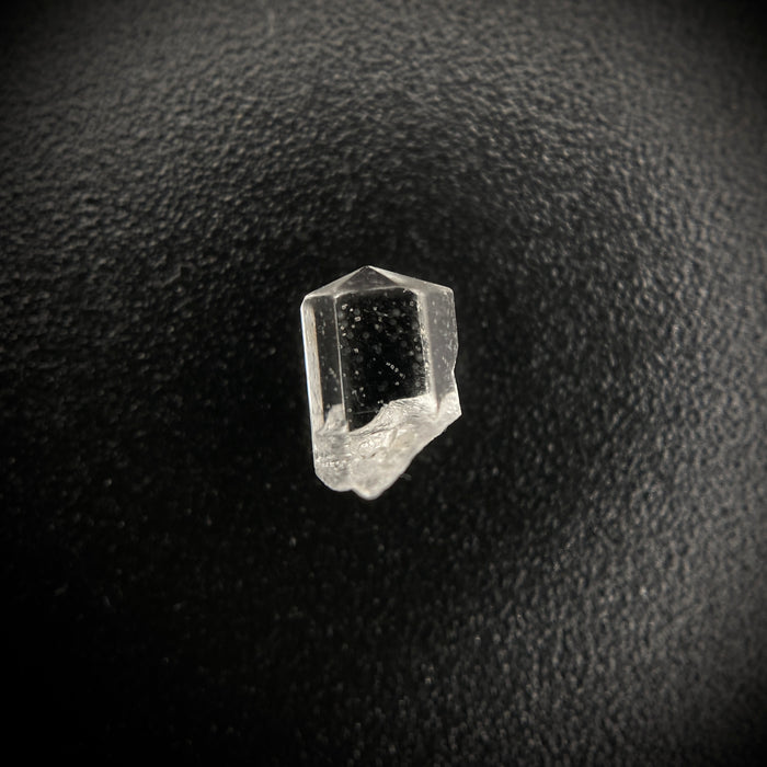 0.48 carat Burmese phenakite drill bit crystal for sale, glass clear, natural termination available at sanctuaryofstones.com photo 4