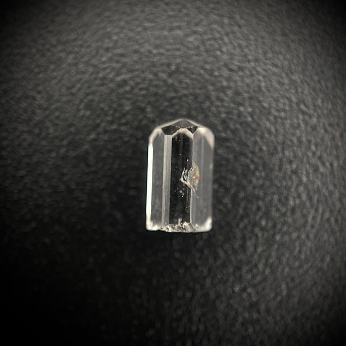 0.49 carat Burmese phenakite drill bit crystal for sale, glass clear, natural termination available at sanctuaryofstones.com photo 3