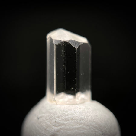 0.50 carat Burmese phenakite drill bit crystal for sale, glass clear, natural termination available at sanctuaryofstones.com photo 2