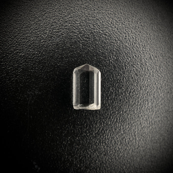 0.50 carat Burmese phenakite drill bit crystal for sale, glass clear, natural termination available at sanctuaryofstones.com photo 5