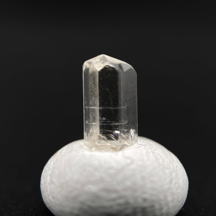 0.54 carat Burmese phenakite drill bit crystal for sale, glass clear, natural termination available at sanctuaryofstones.com photo 3