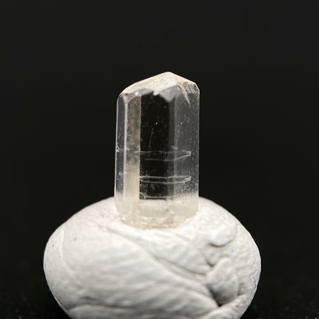 0.54 carat Burmese phenakite drill bit crystal for sale, glass clear, natural termination available at sanctuaryofstones.com photo 5