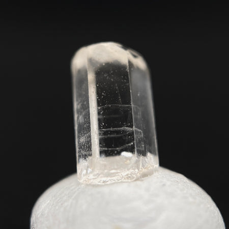 0.54 carat Burmese phenakite drill bit crystal for sale, glass clear, natural termination available at sanctuaryofstones.com photo 8