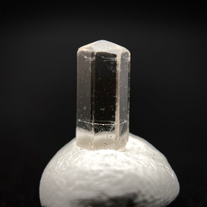 0.55 carat Burmese phenakite drill bit crystal for sale, glass clear, natural termination available at sanctuaryofstones.com photo 5