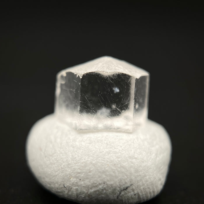 0.56 carat Burmese phenakite drill bit crystal for sale, glass clear, natural termination available at sanctuaryofstones.com photo 4
