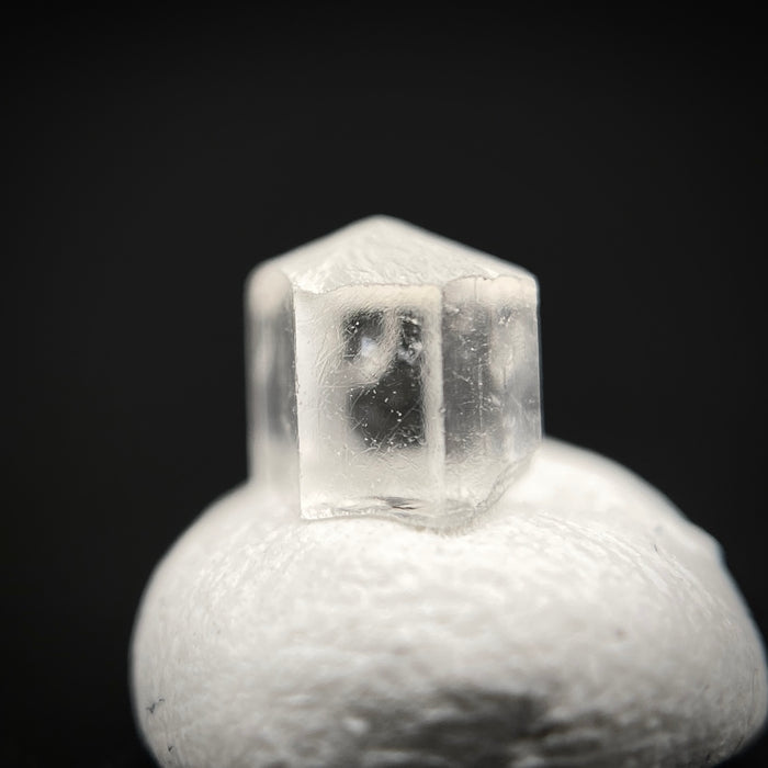 0.56 carat Burmese phenakite drill bit crystal for sale, glass clear, natural termination available at sanctuaryofstones.com photo 5