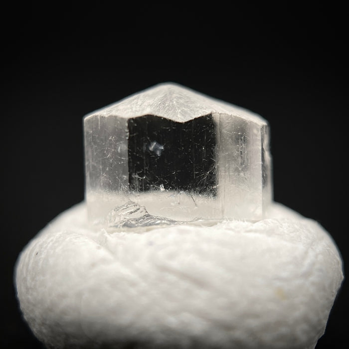 0.56 carat Burmese phenakite drill bit crystal for sale, glass clear, natural termination available at sanctuaryofstones.com photo 8