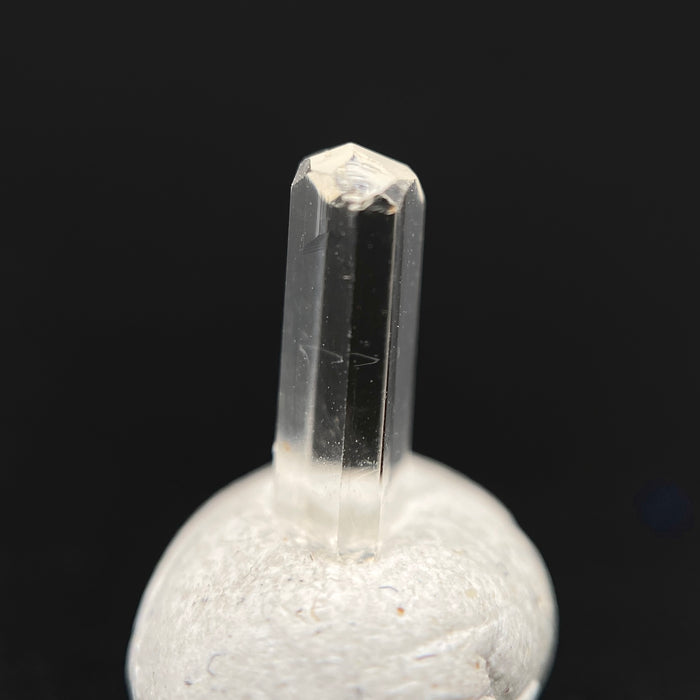 0.56 carat Burmese phenakite drill bit crystal for sale, glass clear, natural termination available at sanctuaryofstones.com photo 2