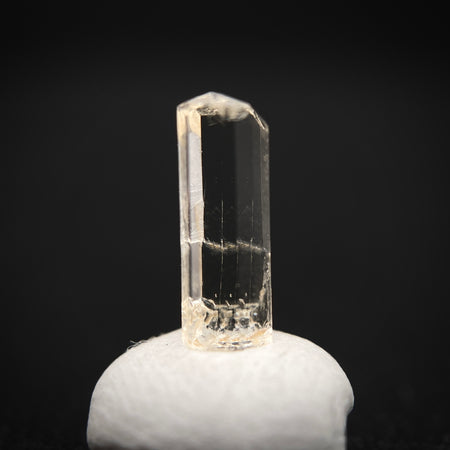 0.57 carat Burmese phenakite drill bit crystal for sale, glass clear, natural termination available at sanctuaryofstones.com photo 4