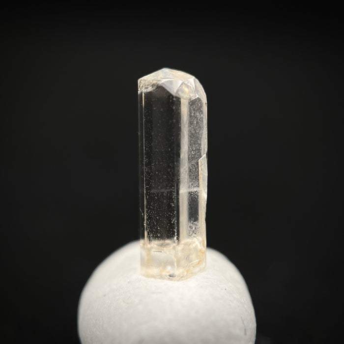 0.57 carat Burmese phenakite drill bit crystal for sale, glass clear, natural termination available at sanctuaryofstones.com photo 5