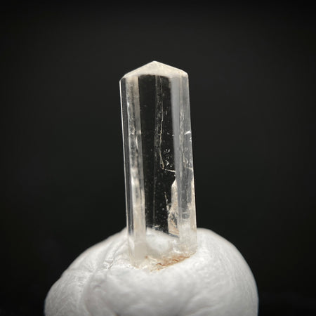0.57 carat Burmese phenakite drill bit crystal for sale, glass clear, natural termination available at sanctuaryofstones.com photo 5