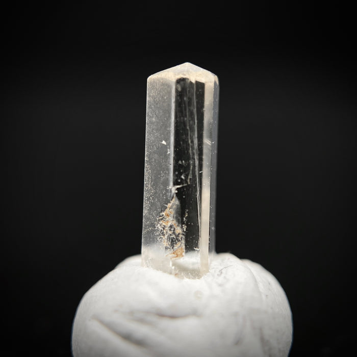 0.57 carat Burmese phenakite drill bit crystal for sale, glass clear, natural termination available at sanctuaryofstones.com photo 8