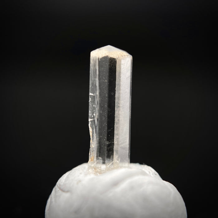 0.57 carat Burmese phenakite drill bit crystal for sale, glass clear, natural termination available at sanctuaryofstones.com photo 9