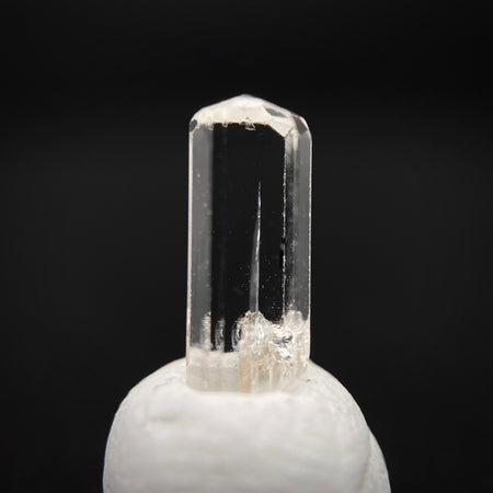 0.58 carat Burmese phenakite drill bit crystal for sale, glass clear, natural termination available at sanctuaryofstones.com photo 4