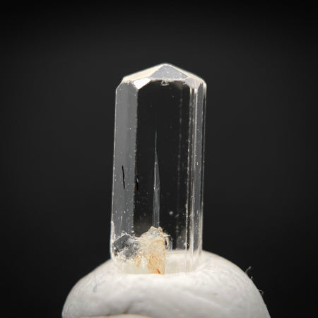 0.58 carat Burmese phenakite drill bit crystal for sale, glass clear, natural termination available at sanctuaryofstones.com photo 6