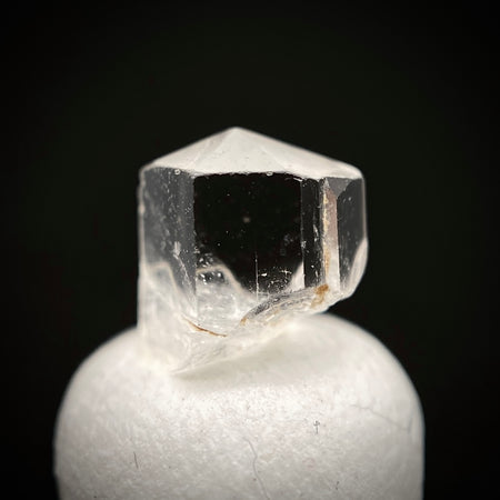 0.615 carat Burmese phenakite drill bit crystal for sale, glass clear, natural termination available at sanctuaryofstones.com photo 3