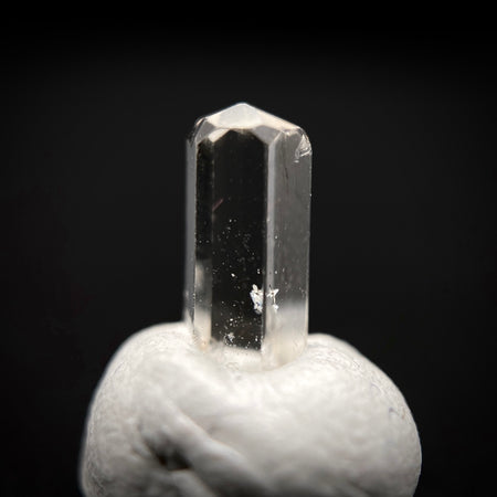 0.665 carat Burmese phenakite drill bit crystal for sale, glass clear, natural termination available at sanctuaryofstones.com photo 6