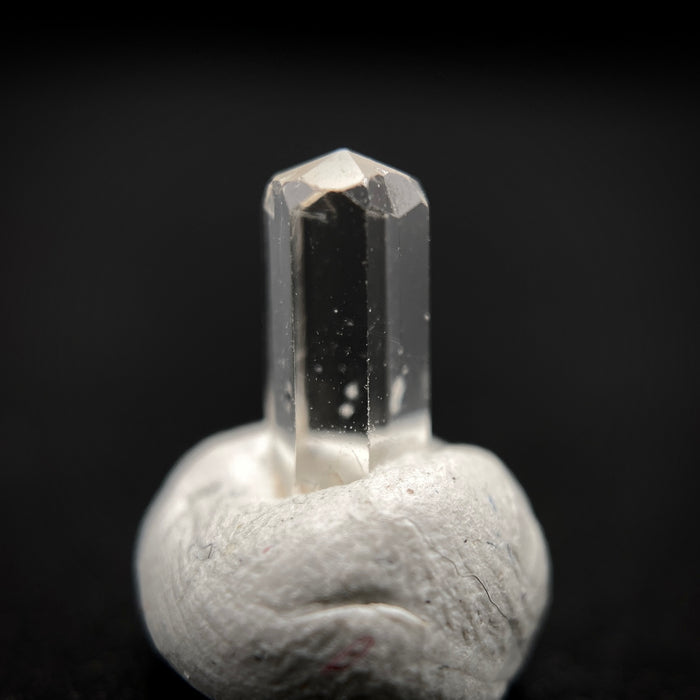 0.665 carat Burmese phenakite drill bit crystal for sale, glass clear, natural termination available at sanctuaryofstones.com photo 8