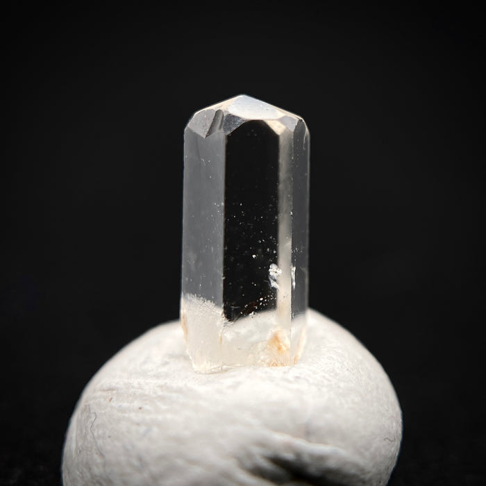 0.665 carat Burmese phenakite drill bit crystal for sale, glass clear, natural termination available at sanctuaryofstones.com photo 9