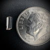 0.25 carat Burmese phenakite drill bit crystal for sale, glass clear, natural termination available at sanctuaryofstones.com photo 2