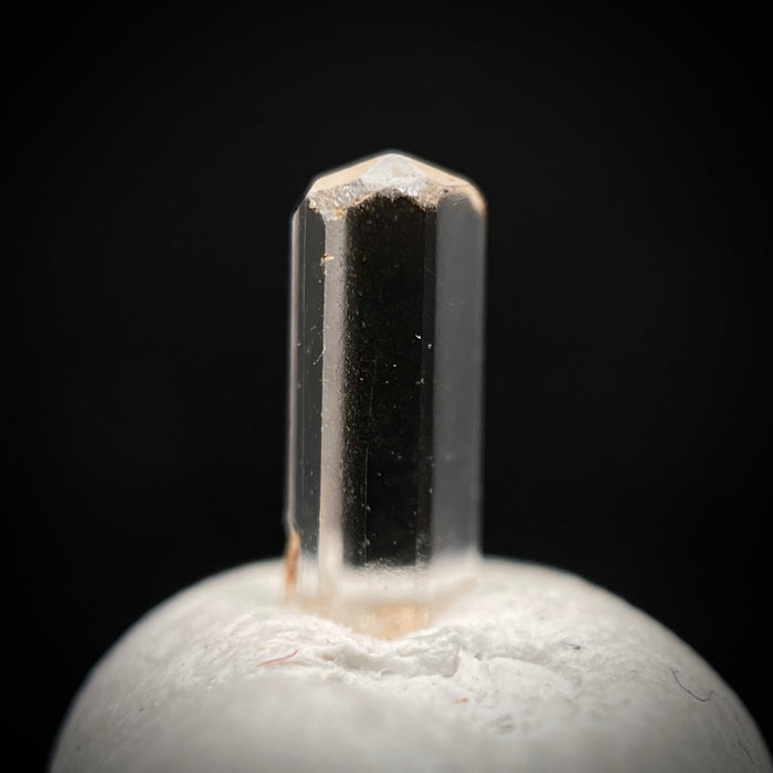 0.25 carat Burmese phenakite drill bit crystal for sale, glass clear, natural termination available at sanctuaryofstones.com photo 6