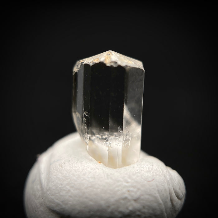 0.705 carat Burmese phenakite drill bit crystal for sale, glass clear, natural termination available at sanctuaryofstones.com photo 3