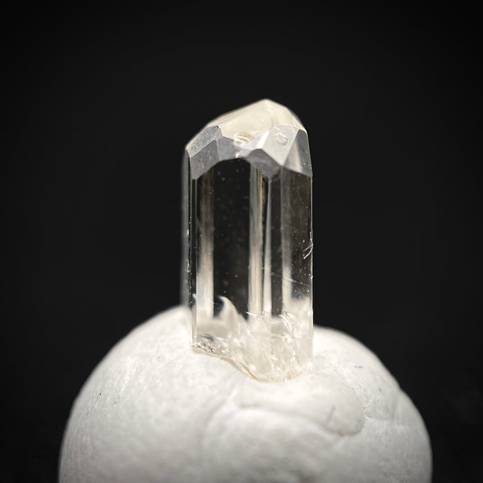0.72 carat Burmese phenakite drill bit crystal for sale, glass clear, natural termination available at sanctuaryofstones.com photo 4